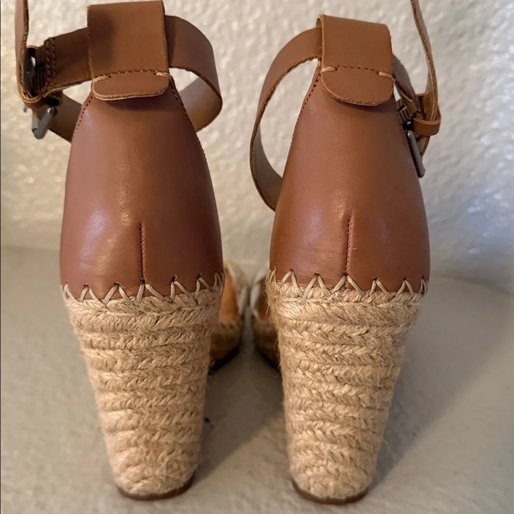Dolce Vita Nilton Sandstone Braided Strap Espadrille Sandals Size 8